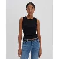 someday Tanktop Geripptes Top KLEANNE Slim aus BCI Cotton Mix
