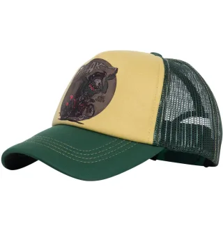 King Kerosin Herren KING KEROSIN Truckercap Classic mit wattierter Front und Motiv-Print Freak
