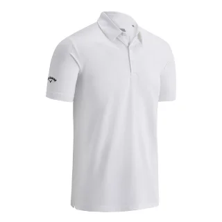 Callaway - Poloshirt, Unifarben für Herren (Leuchtend Weiß)