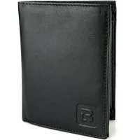 L&B Geldbörse + RFID-Schutz & 10 Kartenfächer, Leder Portemonnaie >2650< Geldbeutel, Druckknopffach & Reißverschlussfach + 3 Sichtfächer