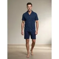 Henry Terre Shorty Pyjama Set Kurz - Karl Uni Shorts Brusttasche