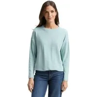 TOM TAILOR Sweatshirt mit Kordelzug am Saum