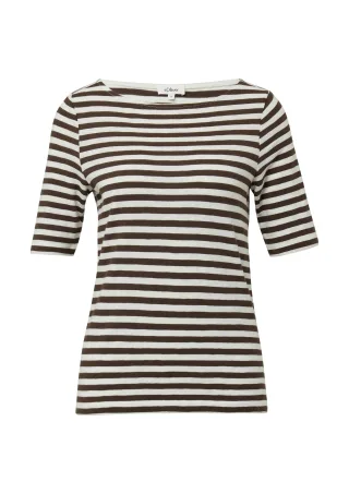 s.Oliver - T-Shirt braun - Gr. - 36