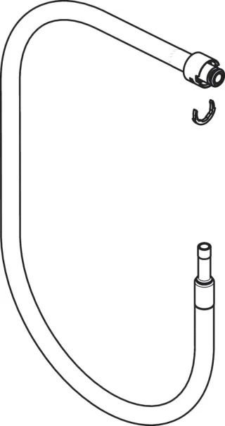 Hansgrohe Auszugschlauch 1700mm , 93745000 93745000
