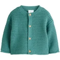 Next Strickjacke Strukturierte Baby Strickjacke (1-tlg)