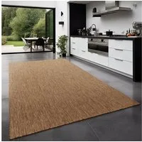 TT Home Teppich, Rechteckig, Höhe: 4 mm, Teppich Outdoor Wohnzimmer Esszimmer Balkon Wetterfest