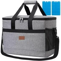 Trizand XL-Strandtasche Thermotasche Strandtasche (Spar-Set, 1-tlg., kühlend), ideal für Strand, Picknick oder Einkauf von Kühl- und Tiefkühlware
