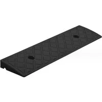 BAYLI Auffahrrampe Auffahrrampe 50x22x4 cm – Bordsteinrampe Kunststoff – Auffahrkeil für