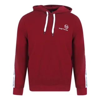 Sergio Tacchini Burgunder Devok Kapuzenpullover