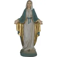 dekoprojekt Dekofigur Heiligenfigur Madonna Immaculata W/BL 7 cm