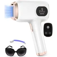 ibettertec Haarentfernungsgerät IPL-Haarentferner,IPL Geräte Haarentfernung Laser, 999,999 Lichtimpulse, Laser Haarentfernung Zuhause Dauerhafte Schmerzlos Haarentfernung, für Lippenhaare, Gesicht, Achsel, Bikinizone und Körper-Aufgerüstet