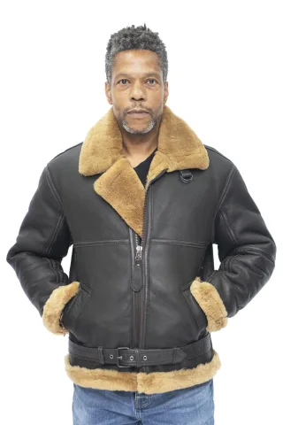 Herren RAF-Fliegerjacke aus Schafsleder – Colchester