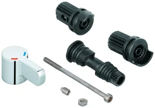 Grohe Mischwelle mit Hebel 42581 für Bau Cosmo E IR-Elektr. mit Mischung chrom, 42581000 42581000