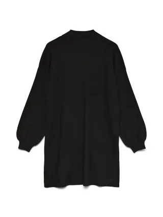 VERO MODA - VMNANCY LS FUNNELNECK DRESS NOOS Black - Gr. - XS