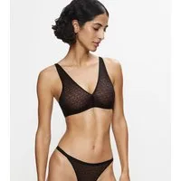 Triumph Bügelloser BH Signature Sheer P EX Monogramm-Tüll und zarte Spitzendetails am Rücken