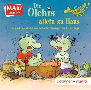 Die Olchis allein zu Haus und zwei Geschichten von Katharina Vöhringer und Ulrike Rogler (CD): Ungekürzte Lesung mit Geräuschen und Musik MAXI-Hörbuch ca. 30 min