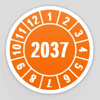 Prüfplakette Jahresprüfplakette 2037