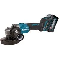 Akku-Winkelschleifer GA008GM201 XGT, 40Volt blau/schwarz, 2x Li-Ion XGT Akku 4,0Ah, MAKPAC Gr.4