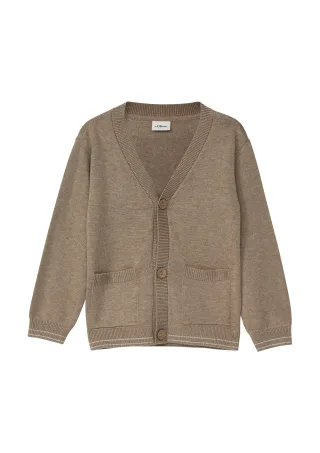 s.Oliver - Strickjacke braun - Gr. - 116/122
