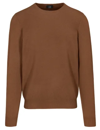 COMMANDER Finest Clothing - Rdh.-Pullover Basic, uni cappuccino - Gr. - XL