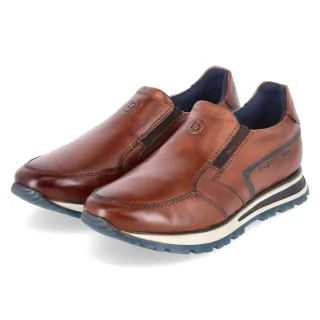 Bugatti Slipper - Gr. 43 - Braun - Glattleder