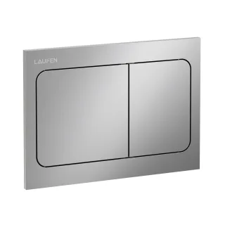 Laufen Betätigungsplatte AIR INEO mit Zweimengenbetätigung chrom matt, H9001130070001 H9001130070001