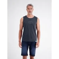 LERROS Muskelshirt Luftiges Tanktop aus Baumwolle mit trendigem Slogan-Print
