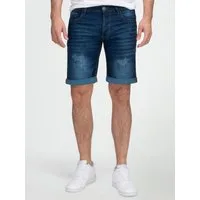 Rock Creek Bermudas Herren Jeans Shorts Blau H-415