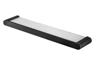 Neuesbad Futura black Glasablage, Farbe: schwarz matt 02957