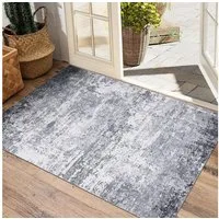 GarveeMore Teppich Abstraktes Muster, rechteckig, Höhe: 5 mm, Perfekt für reduzierte, aber designorientierte Wohnkonzepte