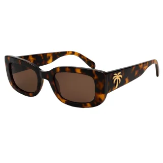 Palm Angels - "Yosemite" Rechteck-Sonnenbrille für Herren (Havannabraun)