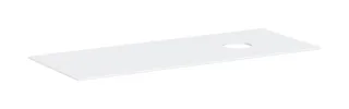 Hansgrohe Xevolos E Konsole 1370/550 mit Ausschnitt rechts für Aufsatzwaschtisch ohne Hahnloch, Matt 54334700