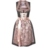 Alpenmärchen Dirndl Dirndl Juna in grau und rosa - ALM905