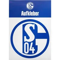 FC Schalke 04 Aufkleber Aufkleber Blau und Weiß 20cm, (1tlg)