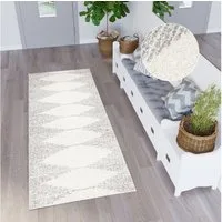 Tapiso Hochflor-Läufer DELHI, rechteckig, Höhe: 30 mm, Langflor Shaggy Modern Design Flauschig Wohnzimmer Schlafzimmer