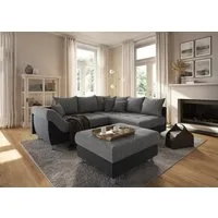 COLLECTION AB Ecksofa Innsbruck L-Form, B: 247 cm, 3 Zierkissen, Federkern