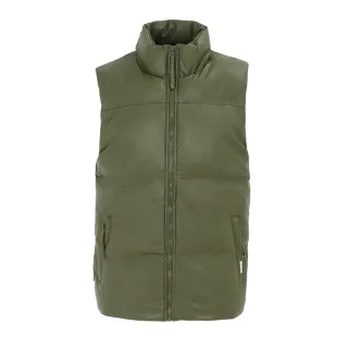 Firetrap - Weste für Herren, Wattiert, PU (Armee-Grün)