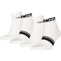 Calvin Klein Kurzsocken CK MEN QUARTER 4P LOGO STRIPE ECOM (4 Paar)