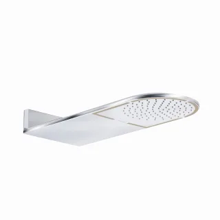 Kludi A-QA Kopfbrause Regen abgerundet 300mm breit chrom, 6487005-00 6487005-00