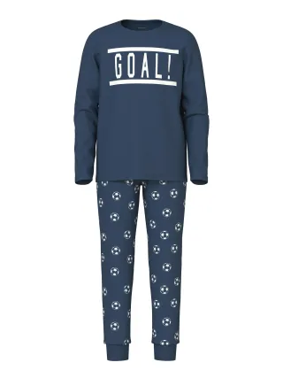 NAME IT - NKMNIGHTSET DARK DENIM FOOTBALL NOOS dark denim - Gr. - 92