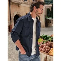 LERROS Outdoorjacke Leichte Hemdjacke mit Funktion Wind- und Wasserabweisend, Atmungsaktiv, Aufgesetzte Brusttaschen