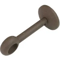 Liedeco Gardinenstangenhalter Träger, Wandhalter 1-läufig "Esperanca" für 16 mm Stangen, Vorhangstangen, Gardinenstangen, (1-St), Träger, Wandhalter