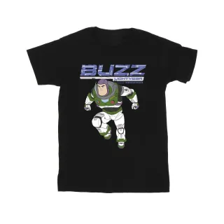 Disney - "Lightyear Buzz Jump To Action" T-Shirt für Mädchen (Schwarz)