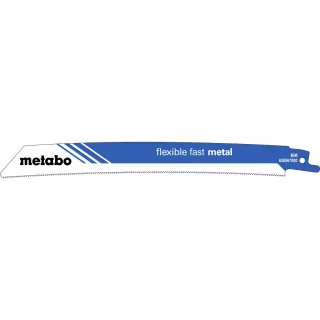 Metabo Säbelsägeblätter flexible fast metal 0,9 mm, BiM, 1,4mm / 18TPI - 5 Stück - 626567000
