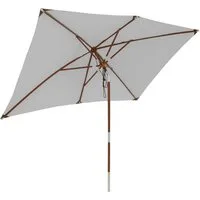 anndora-sonnenschirm Sonnenschirm 2 x 3 Meter Balkonschirm rechteckig knickbar, LxB: 200,00x300,00 cm, wasserabweisende Beschichtung