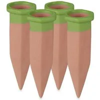 relaxdays Tropfer Tonspitzen Bewässerung 4er Set, (4-tlg)