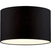 TRIO Leuchten Lampenschirm aus Stoff Ø 40cm für E27 Fassung, großer Stoffschirm rund für Stehlampen, Bogenlampen, Hängelampe