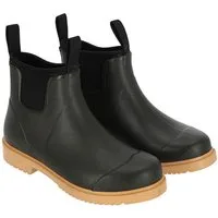 Baumfuchs 70716 Gummistiefelette Damen Halbhoher Gummistiefel unifarben mit Anziehhilfe