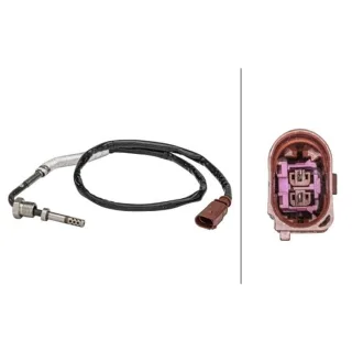 Hella Sensor f?r Abgastemperatur Audi Seat Skoda VW 6PT358181-031
