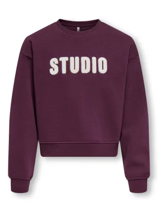 KIDS ONLY - KOGSWEAT LS CREW OVZ STAT SWT NOOS Violett - Gr. - 140